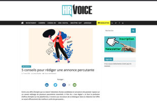 Vignette Rédiger une offre d'emploi percutante - HR Voice - Article de Jenny Gaultier